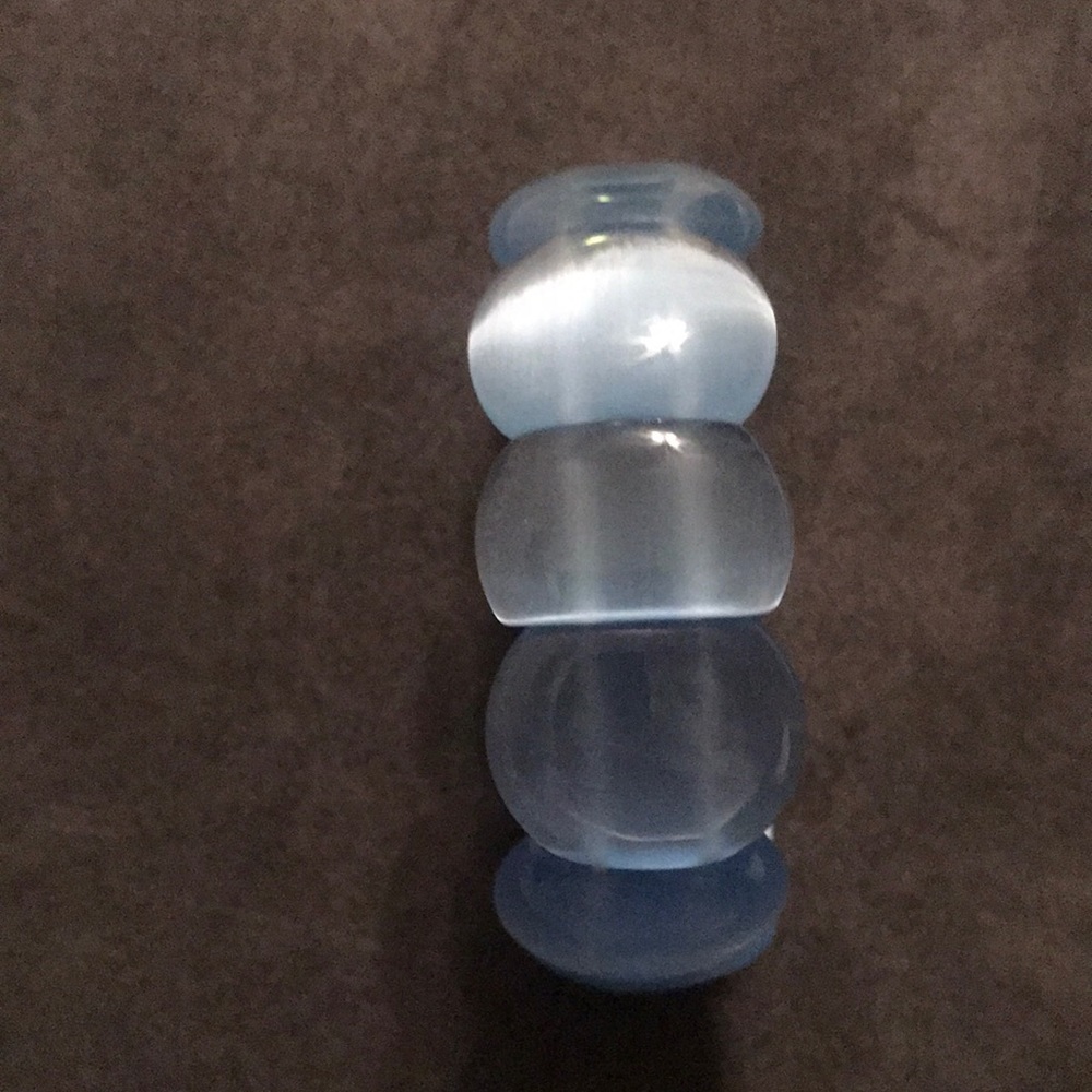 Gray Blue moonstone bracelet